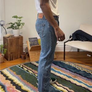 Classic Levi 501 Blue Denim Jeans
